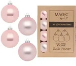 Inges Magic & Goodz 12 Weihnachtskugeln 8cm Glas Christbaumkugeln