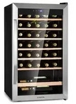 Klarstein Vinamour 32 Uno Weink&uuml;hlschrank 1 Zone 95 L / 36 Flaschen 4-18&deg;C Touch