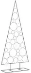 vidaXL Metall-Weihnachtsbaum zum Dekorieren Schwarz 210 cm 4018959