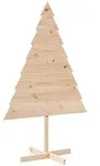 vidaXL Weihnachtsbaum zum Schm&uuml;cken 150 cm Massivholz