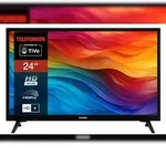 Telefunken XH24TO550S Fernseher 24 Zoll HD Smart TV HDR, 6 Monate HD+ inkl.,