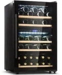 Klarstein Barossa 40 Duo Weink&uuml;hlschrank 2 Zonen 41 Flaschen Glast&uuml;r Touch LED