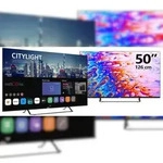 Rahmenloser 50" UHD Smart TV JTCS50U39501FLW, webOS, Triple Tuner