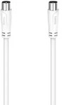 Hama Antennen-Kabel 1,5 m Koax-Stecker, 90 dB Schirmung