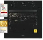 Exquisit Einbaubackofen EBE278-H-020 schwarz | Energieeffizienzklasse A | 59,0 l