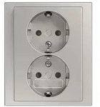 Busch-Jaeger SCHUKO-Doppelsteckdose 202 EUJB-83 2TKA00003887