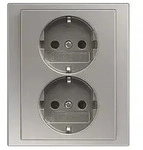 Busch-Jaeger SCHUKO-Doppelsteckdose 202 EUJB-866 2TKA00003921