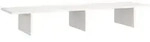 vidaXL Monitorst&auml;nder Wei&szlig; 100x27x15 cm Massivholz Kiefer