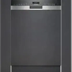 Siemens iQ500, Teilintegrierter Geschirrsp&uuml;ler, 60 cm, Geb&uuml;rsteter Stahl SN55ES12CE