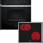 Siemens Einbau-Herd-Set, EA64RGNA1E + HE213ABS3 + HZ538000, Einbau-Herd,