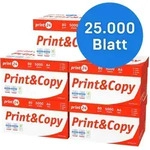 print24 Druckerpapier Kopierpapier 25000 Blatt (50 x 500) DIN A4 80 g Premium