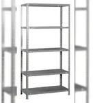 PROREGAL Schraubregal PANDA | HxBxT 180x90x50cm | 5 Fachb&ouml;den | Fachlast 100kg 