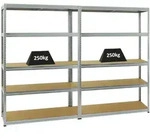 PROREGAL Mega Deal | 2x Schwerlastregal Big Elephant S | HxBxT 180x120x45 cm 