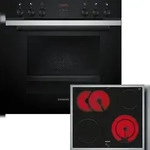 Siemens Einbau-Herd-Set, EA64RGNA1E + HE213BBS3 + HZ617000, Einbau-Herd,