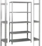 PROREGAL Schraubregal PANDA | HxBxT 180x90x30cm | 5 Fachb&ouml;den | Fachlast 100kg 