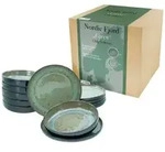 CreaTable Nordic Fjord Green Tafelservice 12-tlg Steinzeug