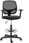 Vinsetto - Arbeitsstuhl - 60 x 56 x 110-132 cm - schwarz