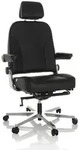 B&uuml;rostuhl / Chefsessel 24 HOURS F Leder schwarz hjh OFFICE