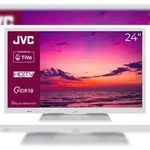 JVC LT-24VH5455W Fernseher 24 Zoll Smart TV by TiVo HD-Ready, HDR, Triple-Tuner, 6
