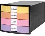 HAN 1012-129D 1 STK Schubladenbox IMPULS schwarz/pastell Organizer