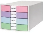 HAN 1012-129D 1 STK Schubladenbox IMPULS wei&szlig;/pastell Organizer