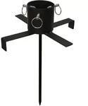MARELIDA Baumst&auml;nder Gusseisen mit Erdspie&szlig; Stammdurchmesser 3-9cm H: bis 2,5m f.