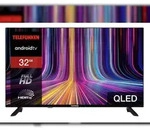 Telefunken QF32AN750S QLED Fernseher 32 Zoll Android TV Full HD HDR Smart TV,