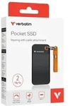 Verbatim Pocket SSD USB 3.2 2TB Black/Orange 32197
