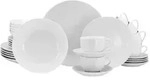 CreaTable Luna Weiss Kombiservice 30-tlg Porzellan