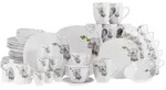 CreaTable Square Orchidee Kombiservice 62-tlg Porzellan