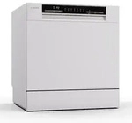 Klarstein Amazonia Eco 8 Geschirrsp&uuml;lmaschine Wei&szlig; / Silber-Metallic