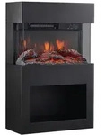 KAMINIO Elektrokamin HENRI - Elektrischer Kaminofen mit Heizung, 3D-Flammeneffekt,
