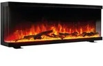 KAMINIO Elektrokamin LEA - Elektrischer 3-in-1 Kamin mit Panoramaview, Heizung,