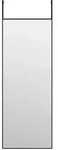 vidaXL T&uuml;rspiegel Schwarz 30x80 cm Glas und Aluminium