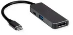 VALUE Display Adapter USB Typ C - HDMI + USB 3.2 Gen 1 A + Typ C PD