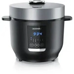 Arendo Reiskocher Digital, 350 Watt, 2L, 5 Kochprogramme, Timer, Warmhaltefunktion,
