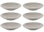 APS Kaffeeuntertasse 6er Set &Oslash; 14,5 cm, H: 2,5 cm, Porzellan, blau