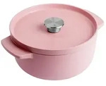 KitchenAid Br&auml;ter mit Deckel rosa 22 cm geeignet f&uuml;r alle Herdarten Bis zu...