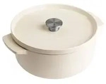 KitchenAid Br&auml;ter mit Deckel creme 26 cm f&uuml;r alle Herdarten Bis zu 260&deg;C