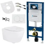 Geberit H&auml;nge Wand Dusch WC Sp&uuml;lrandlos Toilette Taharet/Bidet Ventil