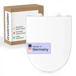 Duroplast D-Form WC Sitz Made in Germany WHITE mit Absenkautomatik und