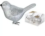 Inges Magic & Goodz 3 Christbaumschmuck V&ouml;gel auf Clip 9cm Kunststoff