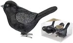 Inges Magic & Goodz 3 Christbaumschmuck V&ouml;gel auf Clip 9cm Kunststoff
