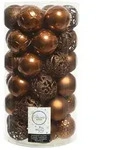 Christmas Decorations 37 Weihnachtskugeln 6cm Kunststoff Ornamente Mix