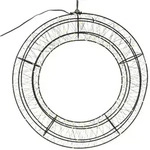 MARELIDA XXL LED Lichtkranz T&uuml;rkranz Weihnachtskranz 60cm 1800LED Timer Innen/Au&szlig;en
