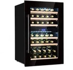 Klarstein Vinsider 41 Built-in Duo Onyx Einbau-Weink&uuml;hlschrank 41 Fl 2 Zonen Schwarz