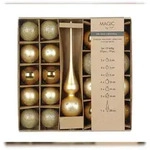 Inges Magic & Goodz 19 Weihnachtskugeln Christbaumspitze Glas Christbaumkugeln mit