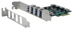 EXSYS EX-11194 4-Port USB 3.2 Gen 1 PCIe Karte