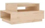 vidaXL Couchtisch 80x55x40,5 cm Massivholz Kiefer