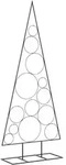 vidaXL Metall-Weihnachtsbaum f&uuml;r Dekorationen Schwarz 150 cm